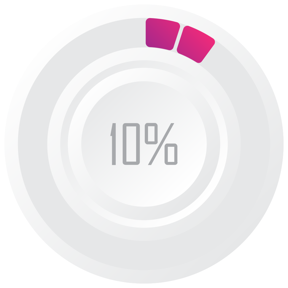 Circle preloader 10% png