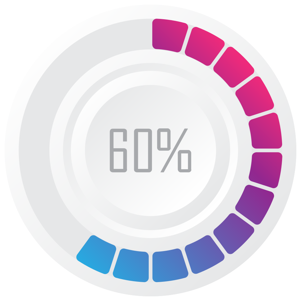 Circle preloader 60% png