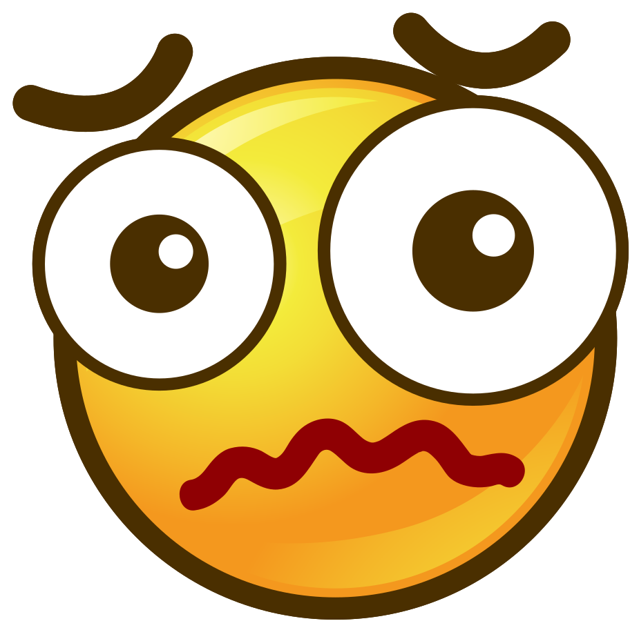 Emoji circle face confounded png