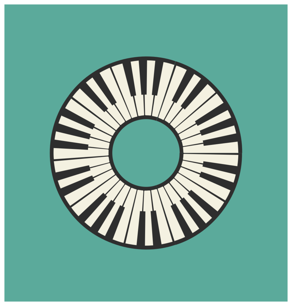 Music instrument circle piano png