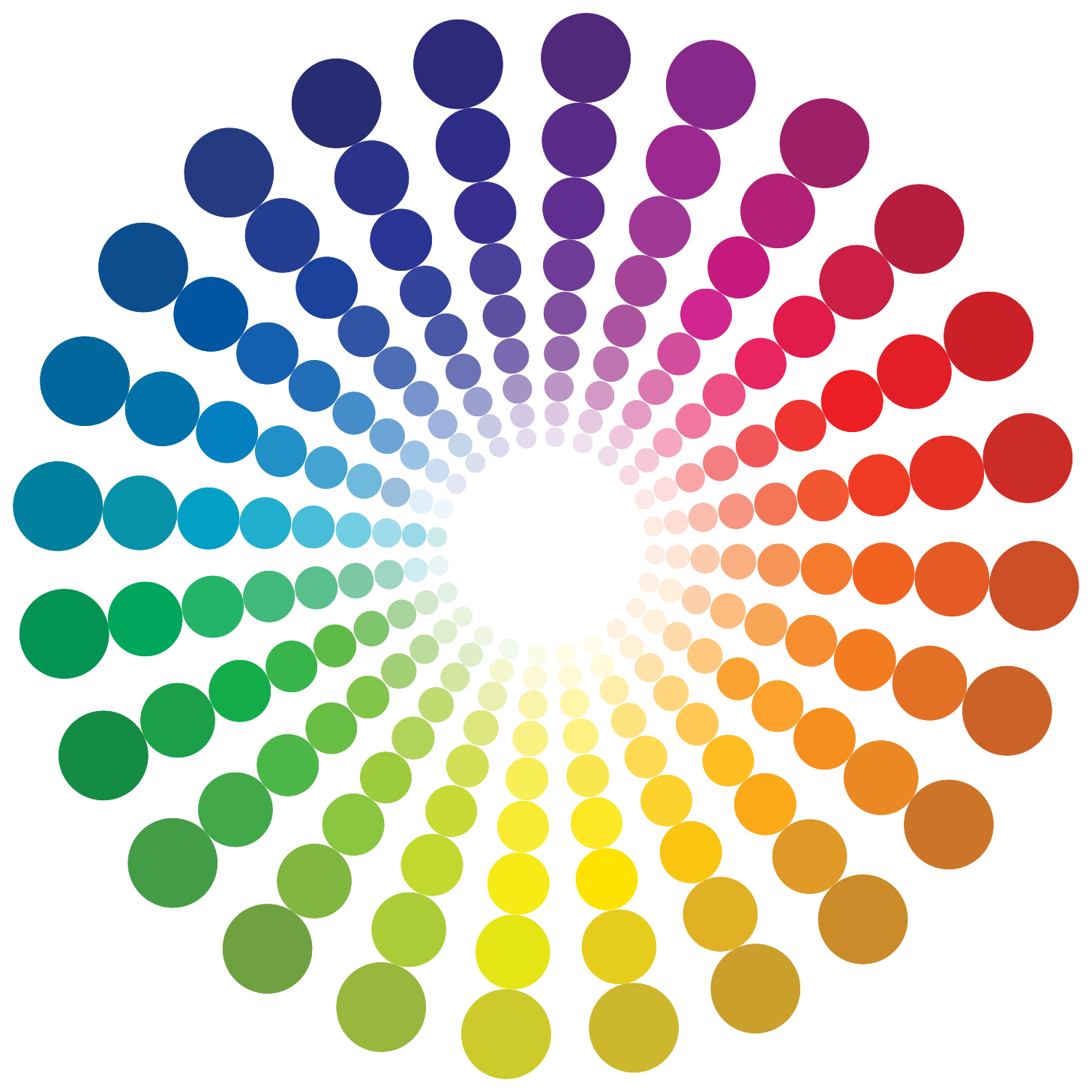 Rainbow Dot Color Swatches 1192275 Png