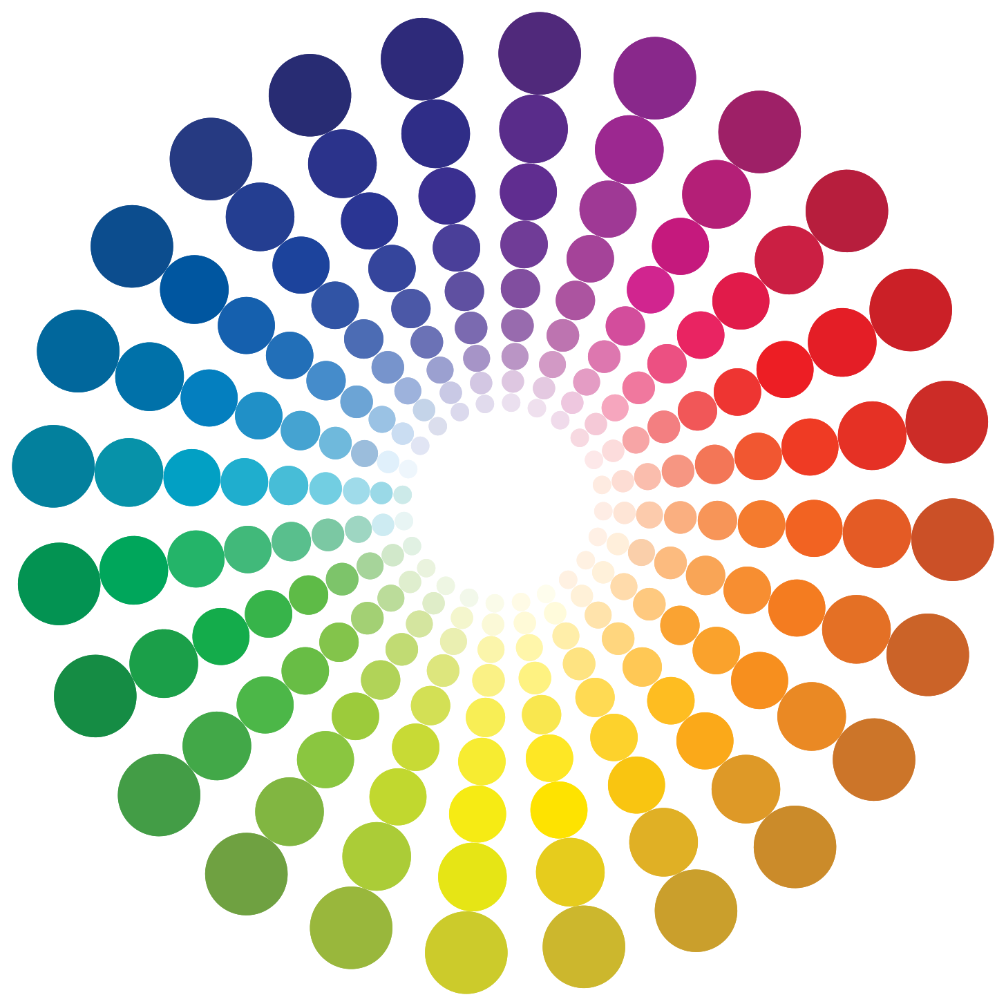 Rainbow dot color swatches 1192275 PNG