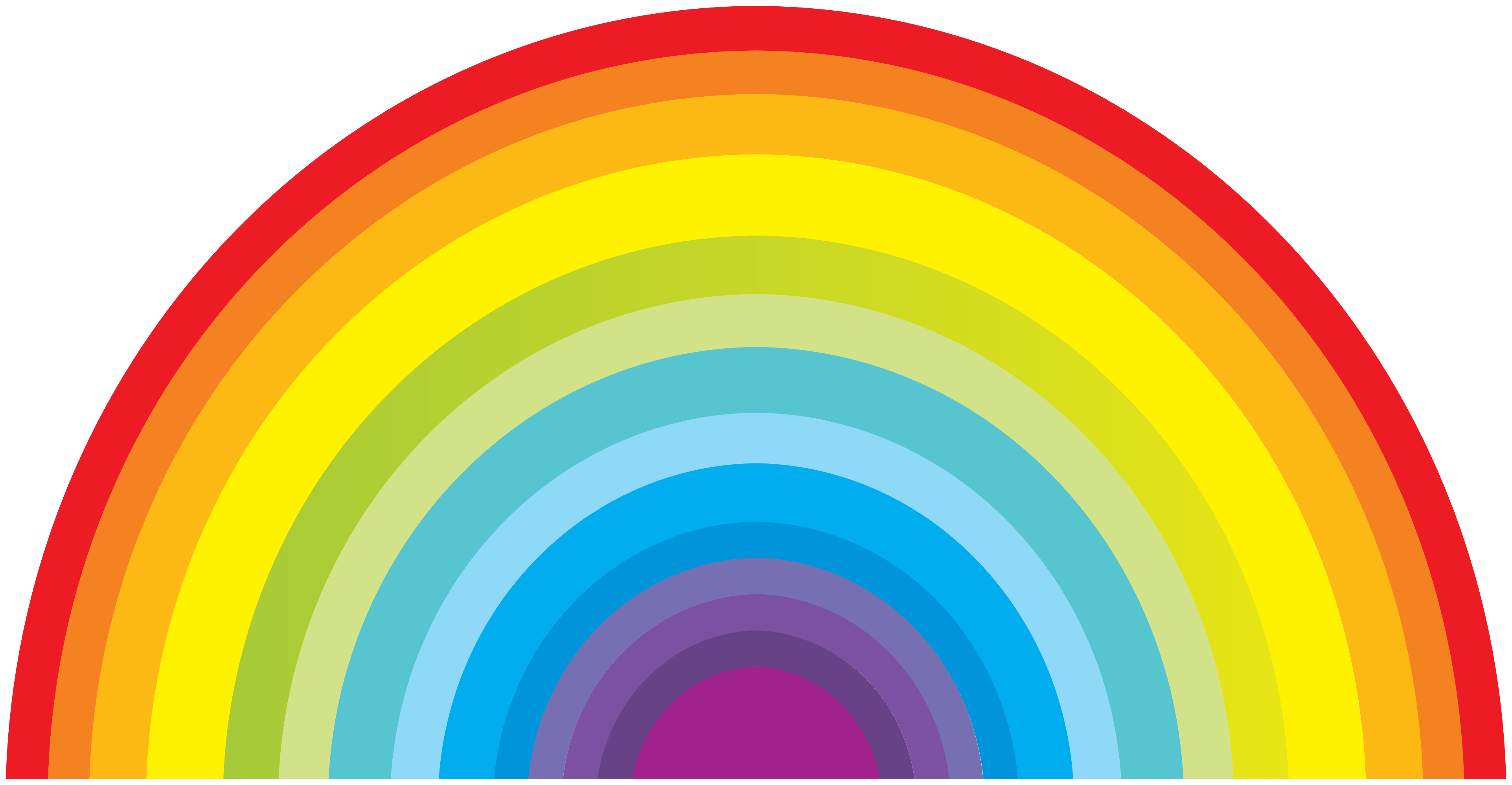 Half Rainbow Svg 99+ Best Free SVG File