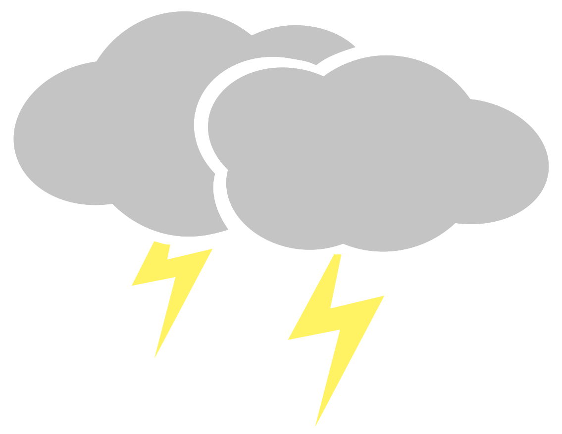 Lightning cloud  png