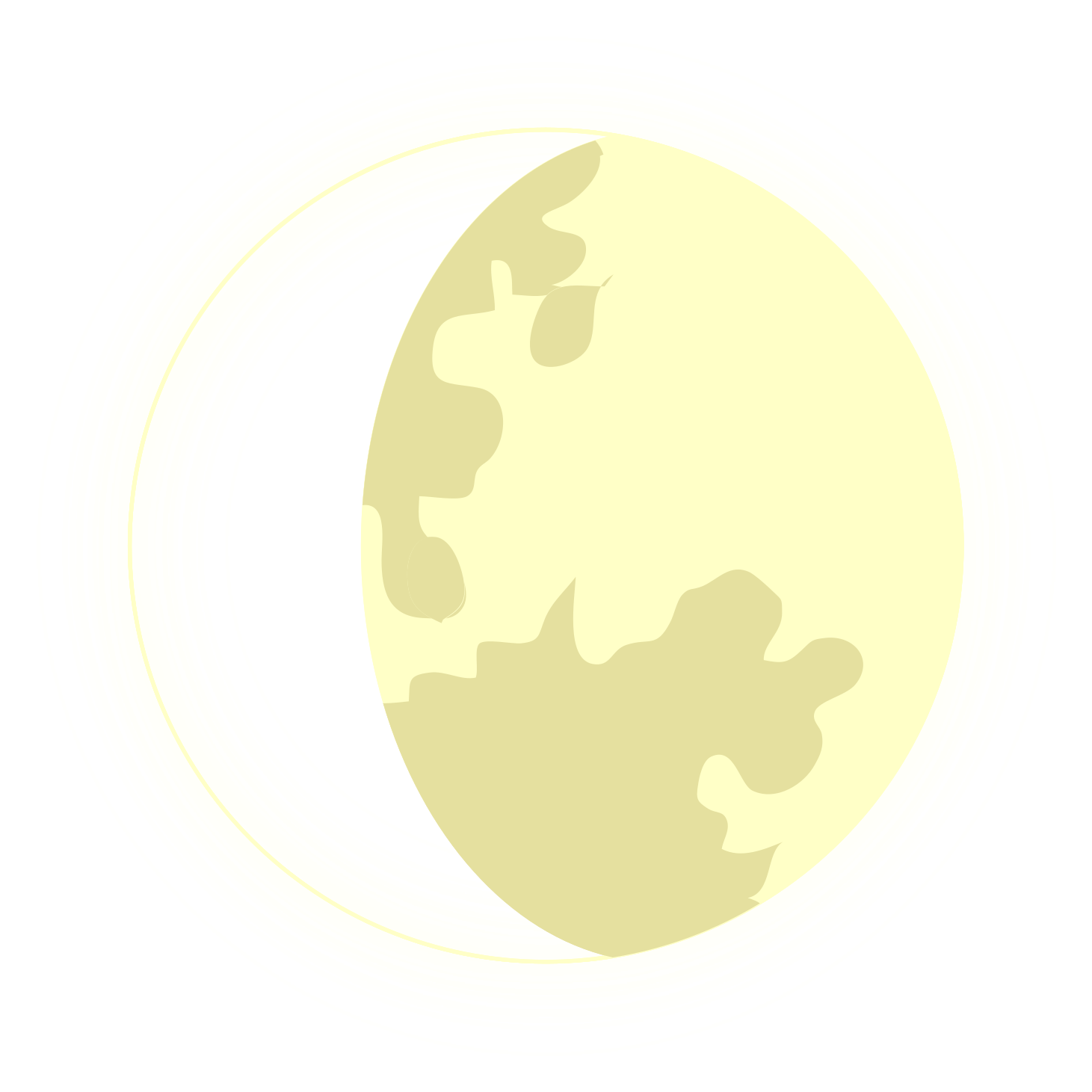 Moon waxing gibbous 1193142 PNG