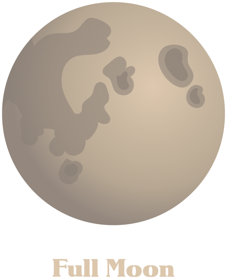 fase lunar png