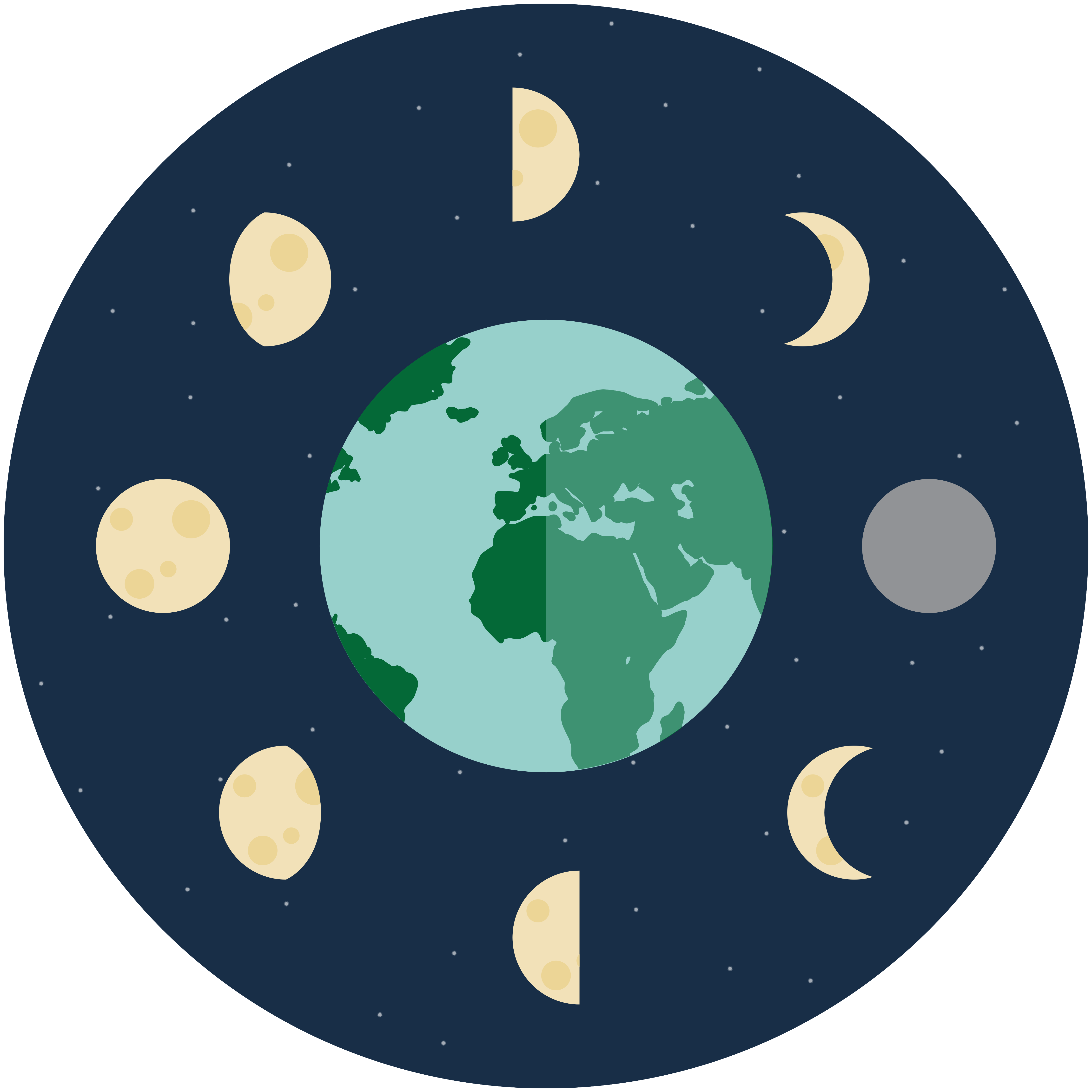 Moon phase icon 1193165 PNG