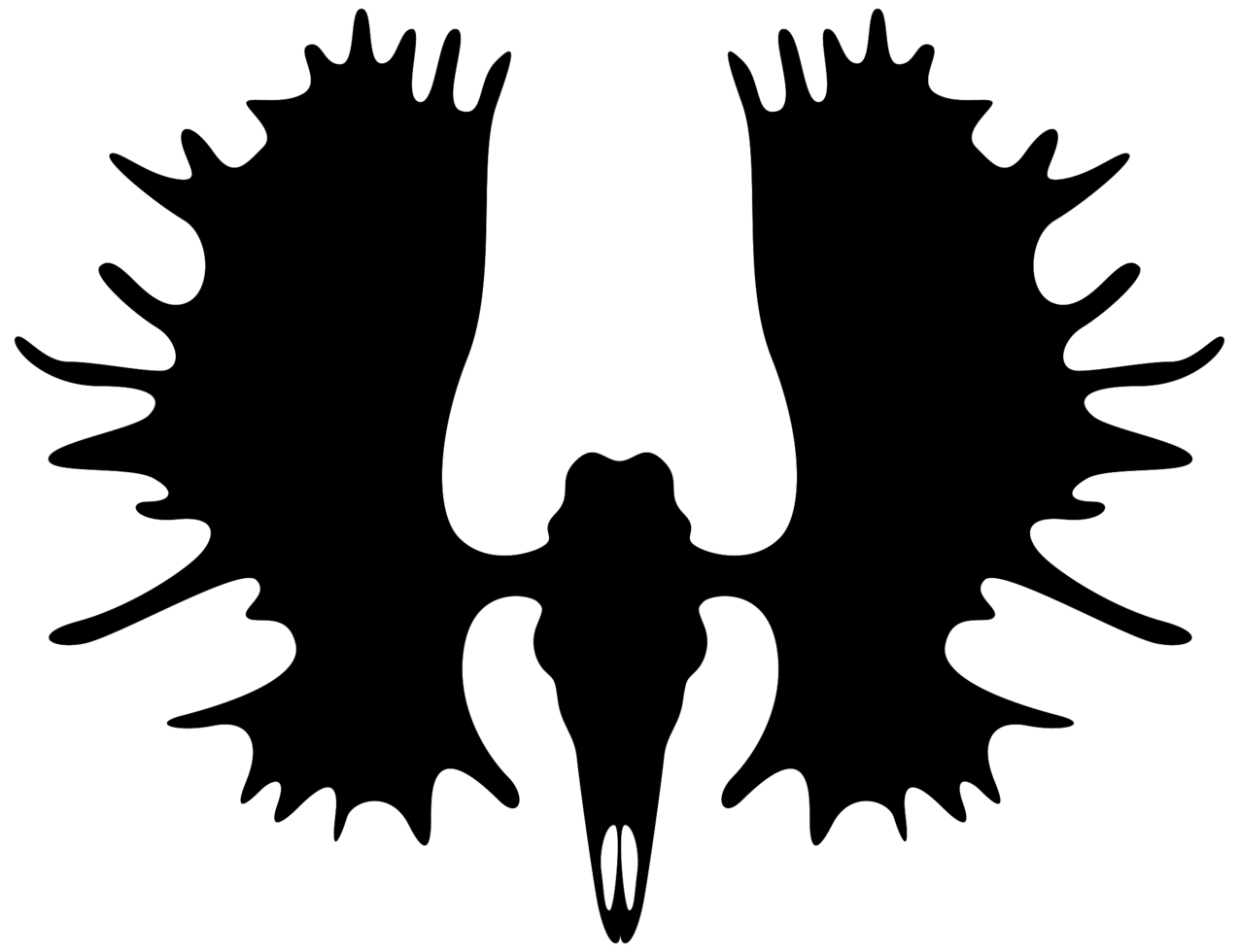 Skull moose png
