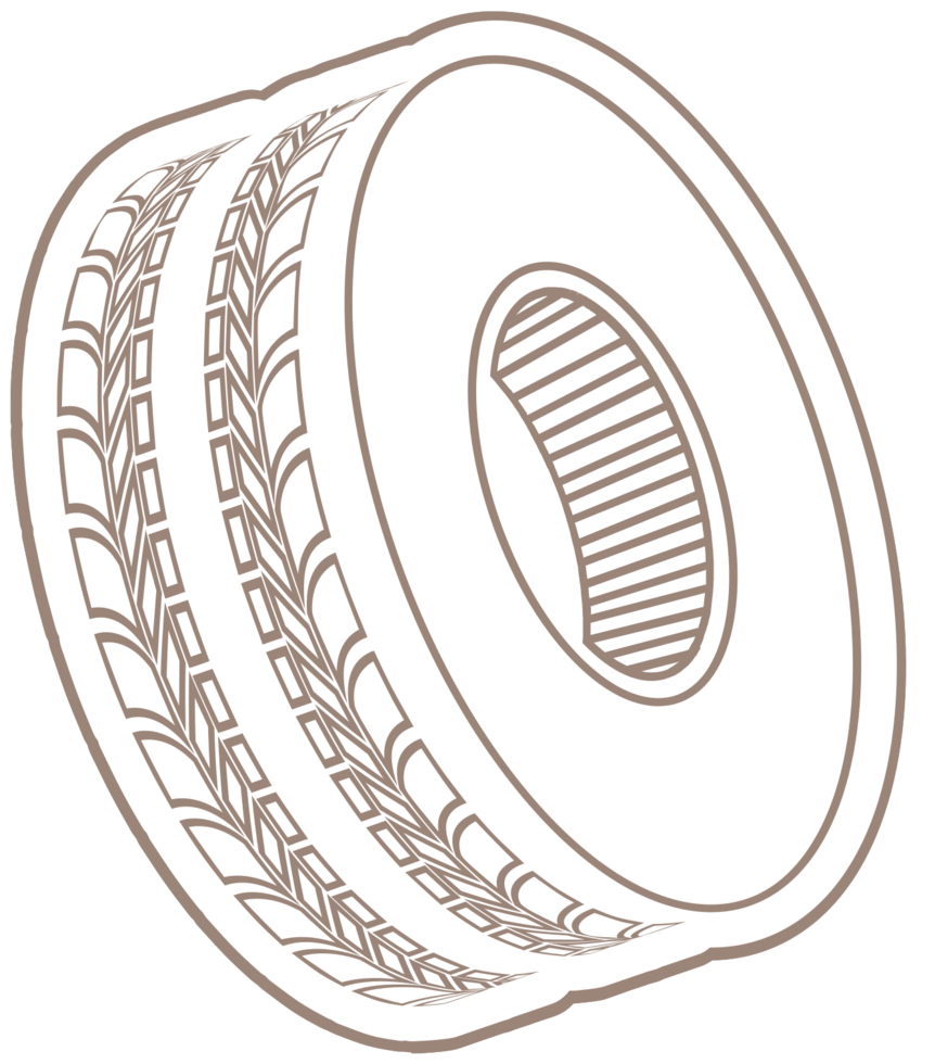 ruota in gomma per auto png