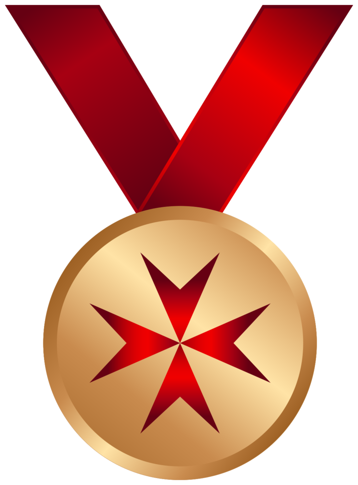 Maltezer kruismedaille png