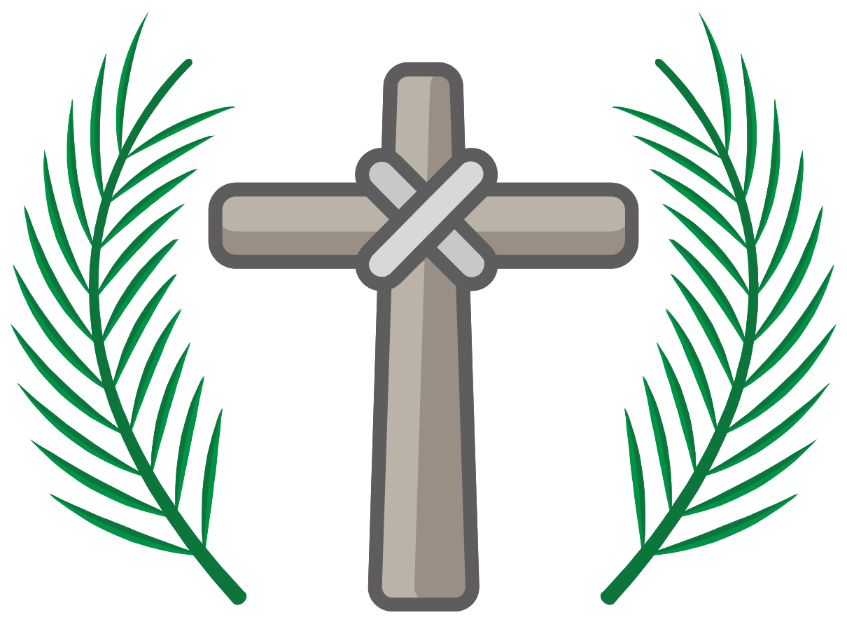 Cross Palm Sunday 1194265 Png