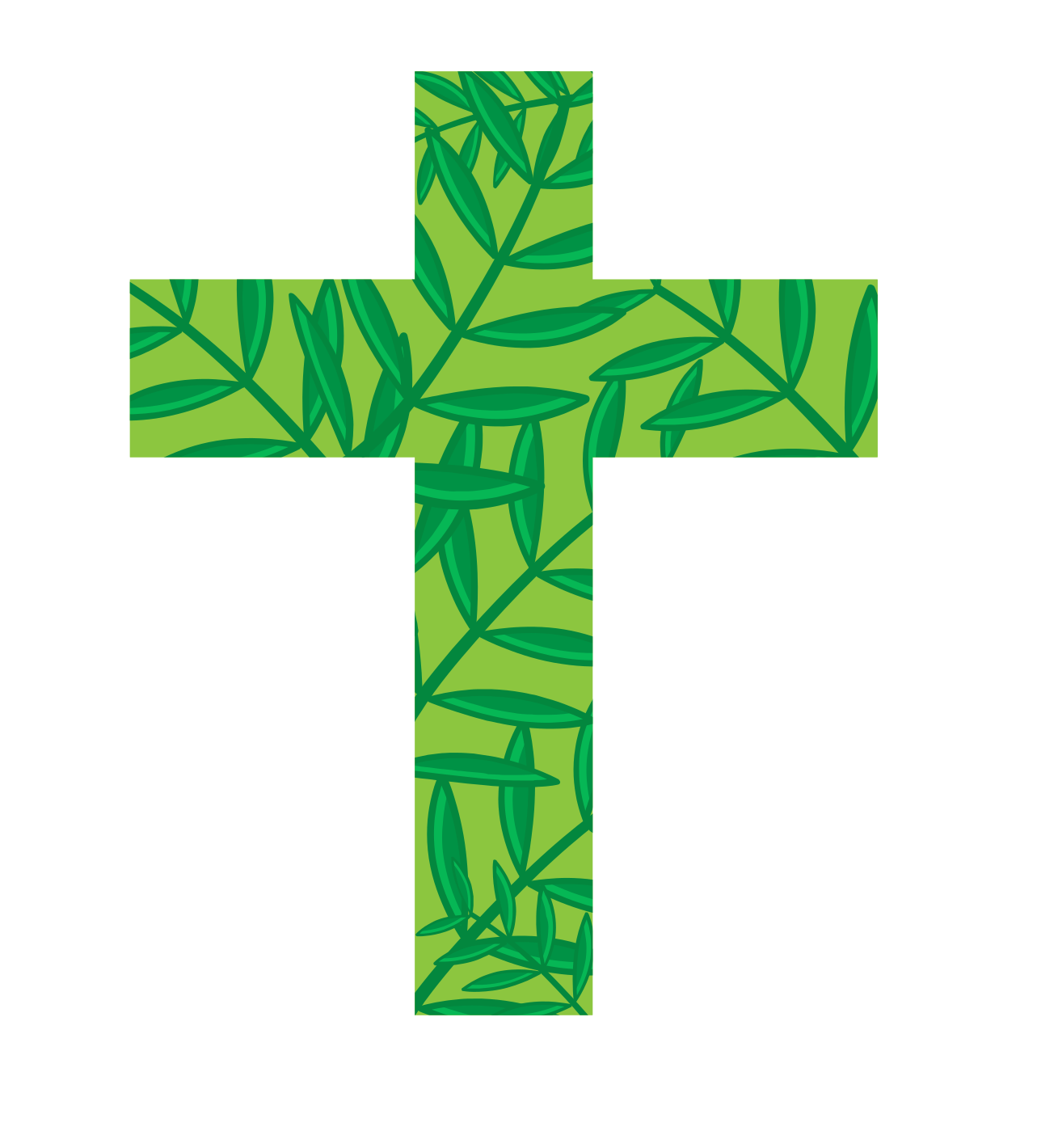 Free Cross Palm Sunday Png With Transparent Background