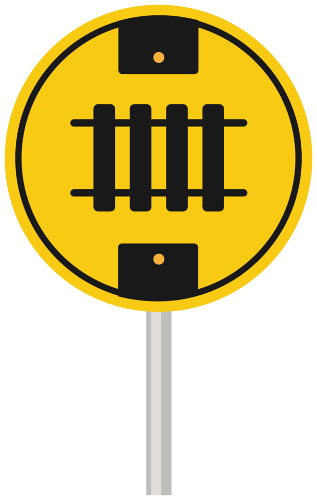 cross railroad sign png