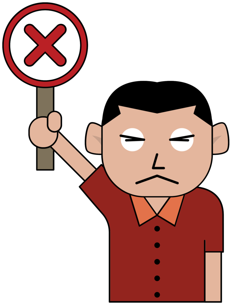 Incorrect sign png