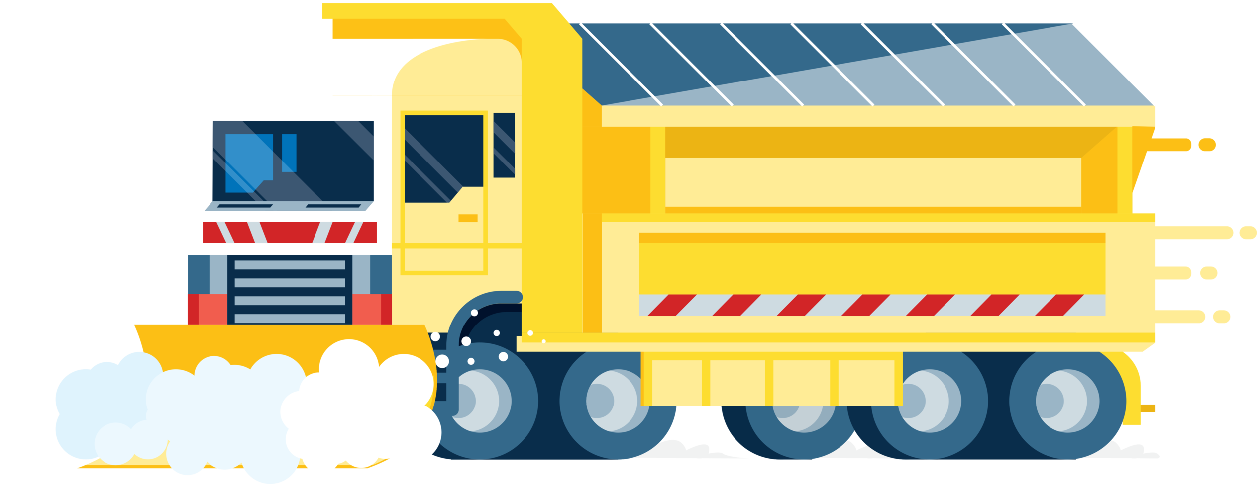 snow plow truck png