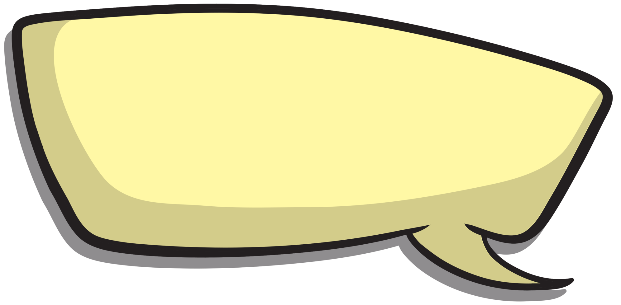 Speech bubble hand drawn png