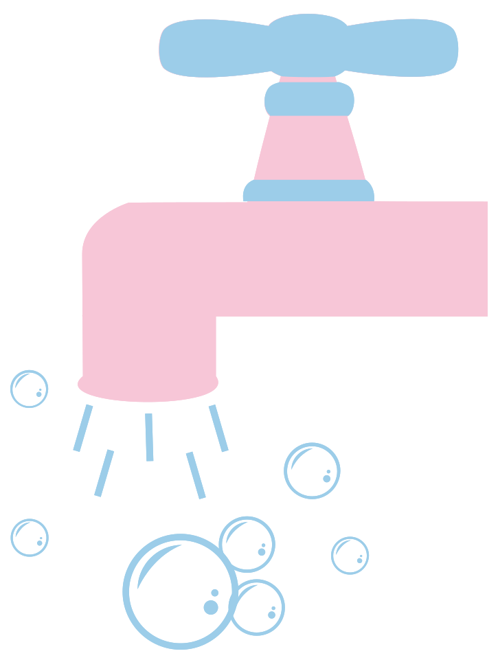 Bubble soap faucet png