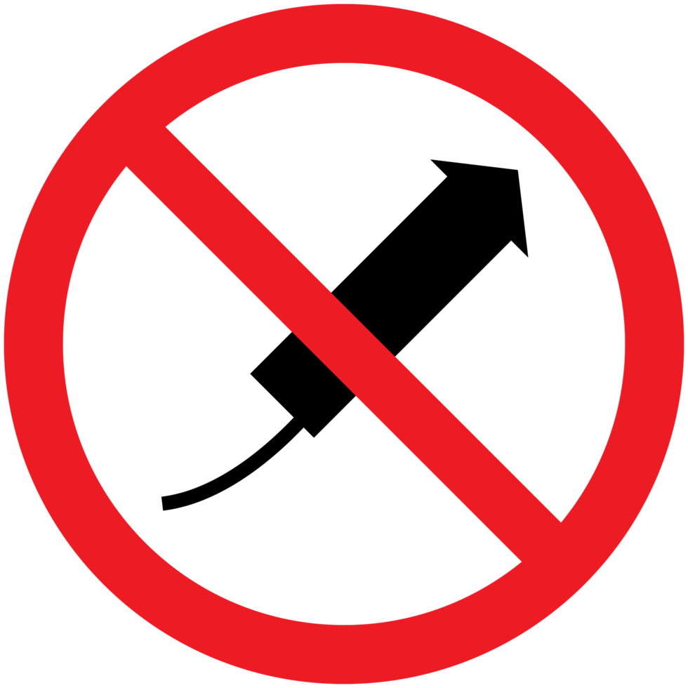 Prohibition sign fireworks png