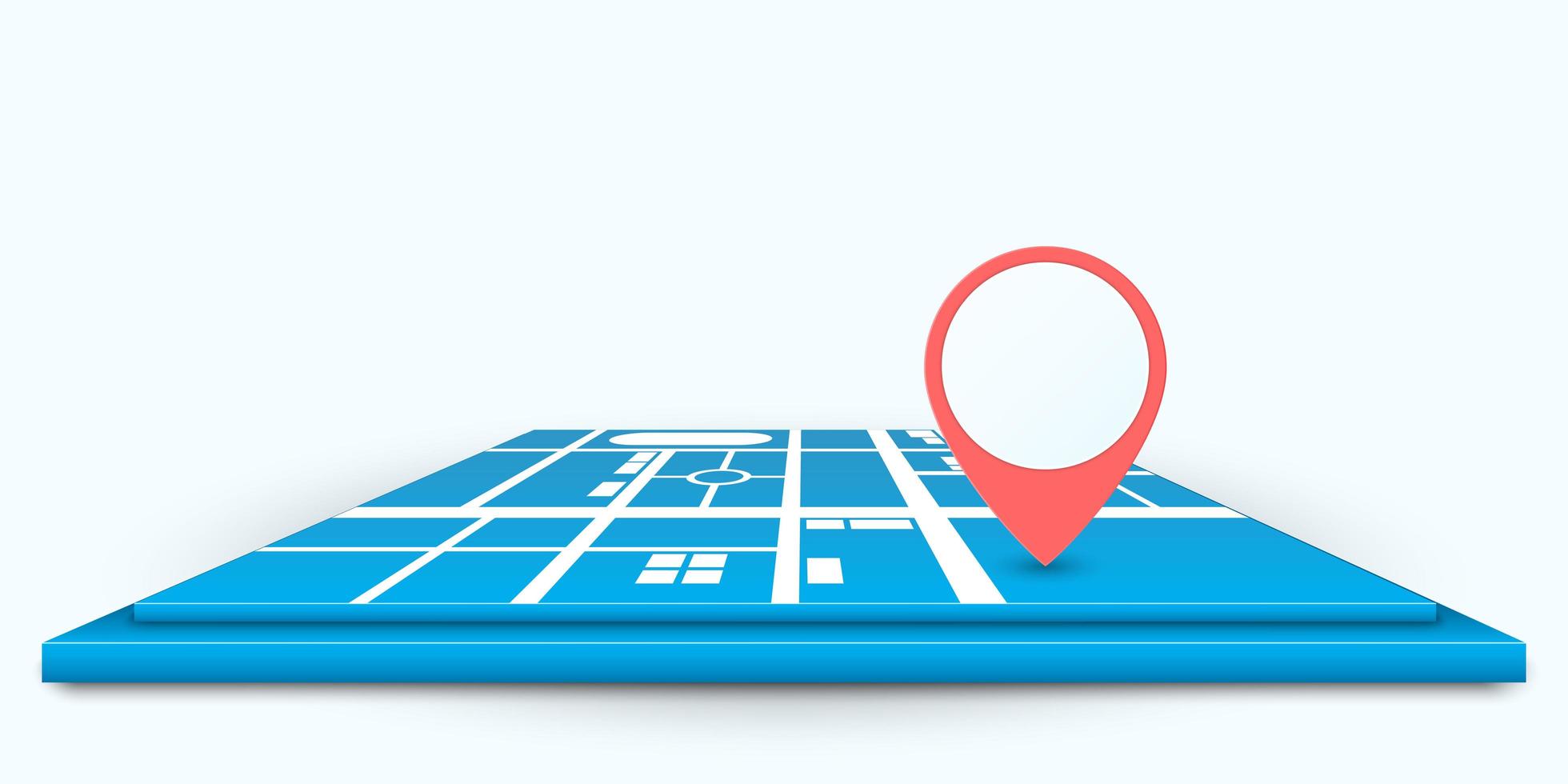Single Navigator Pin Icon vector
