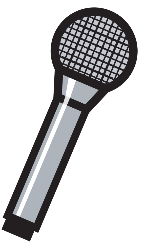 dessin animé de microphone png