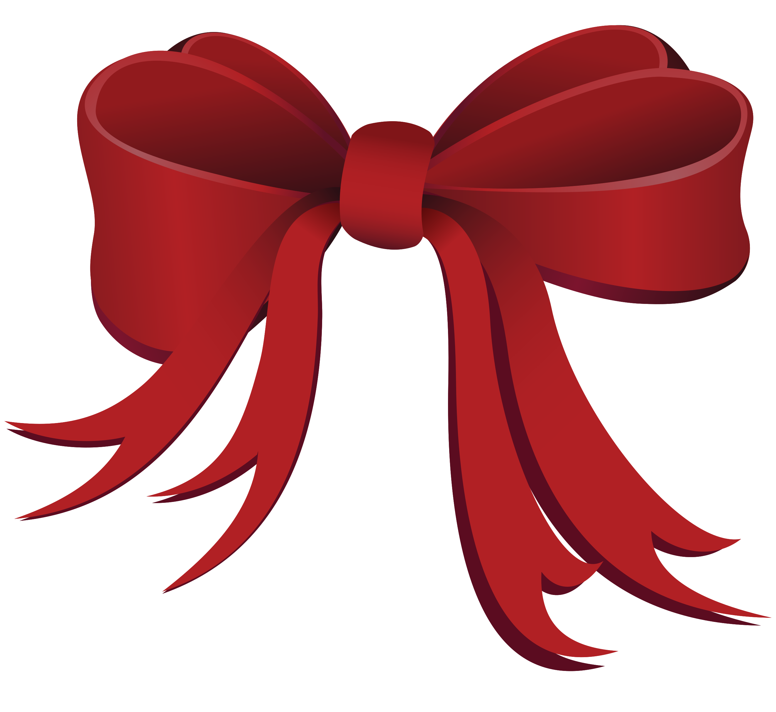red Christmas ribbon 13720909 PNG