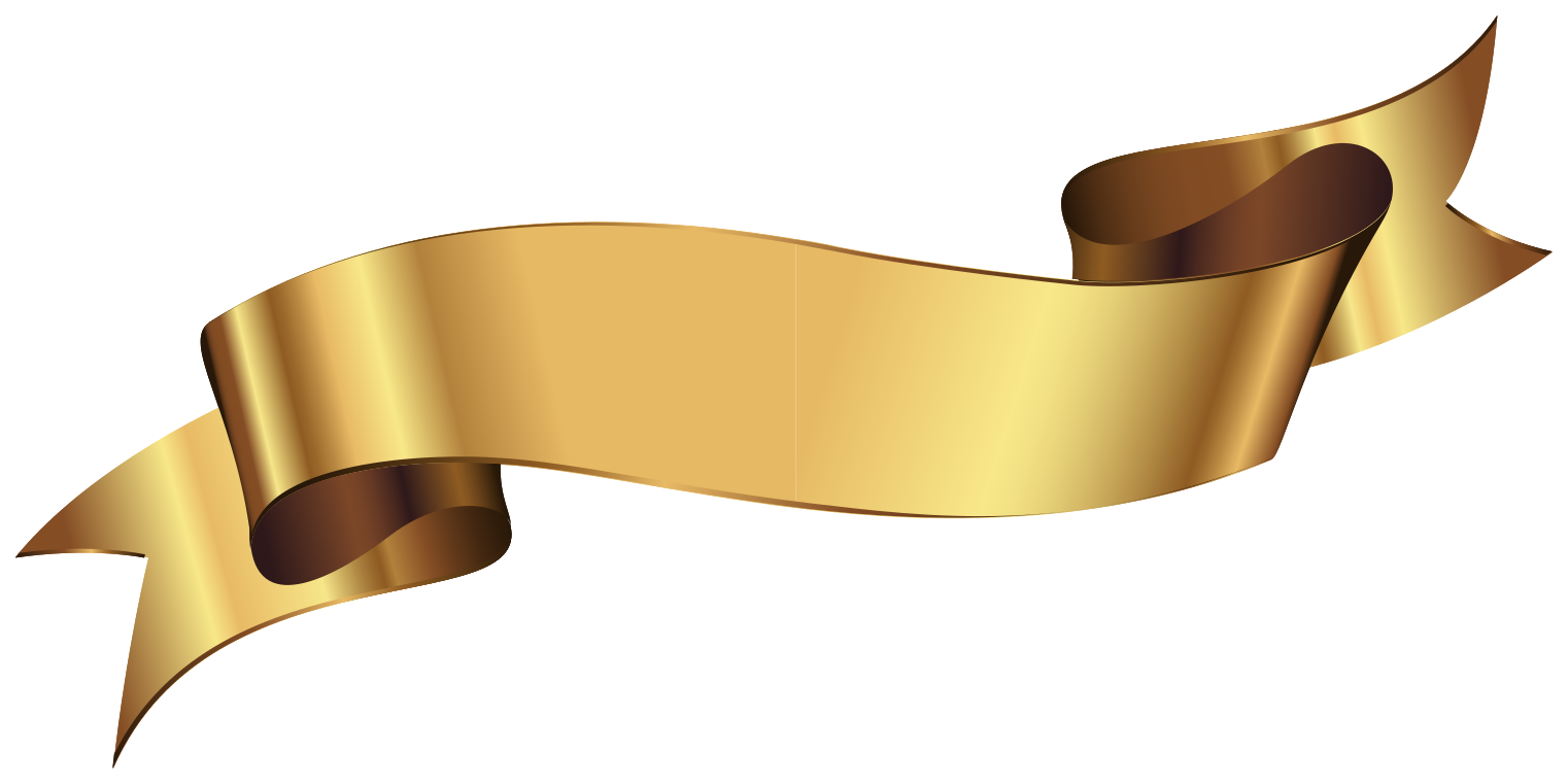 Long Golden Ribbon, Gold Ribbon, Golden Ribbon, Ribbon PNG