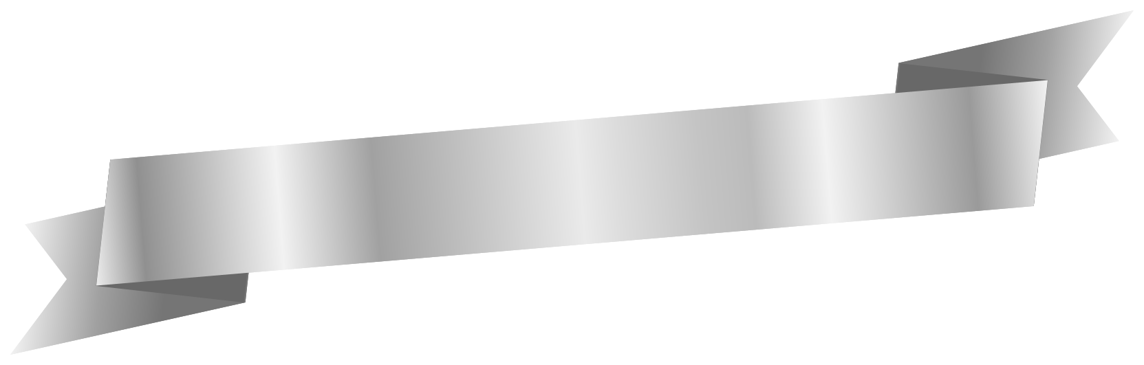 Silver ribbon png