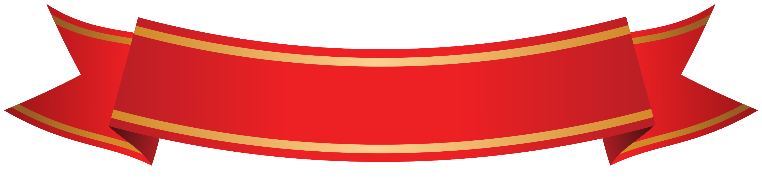 Free listón rojo PNG with Transparent Background