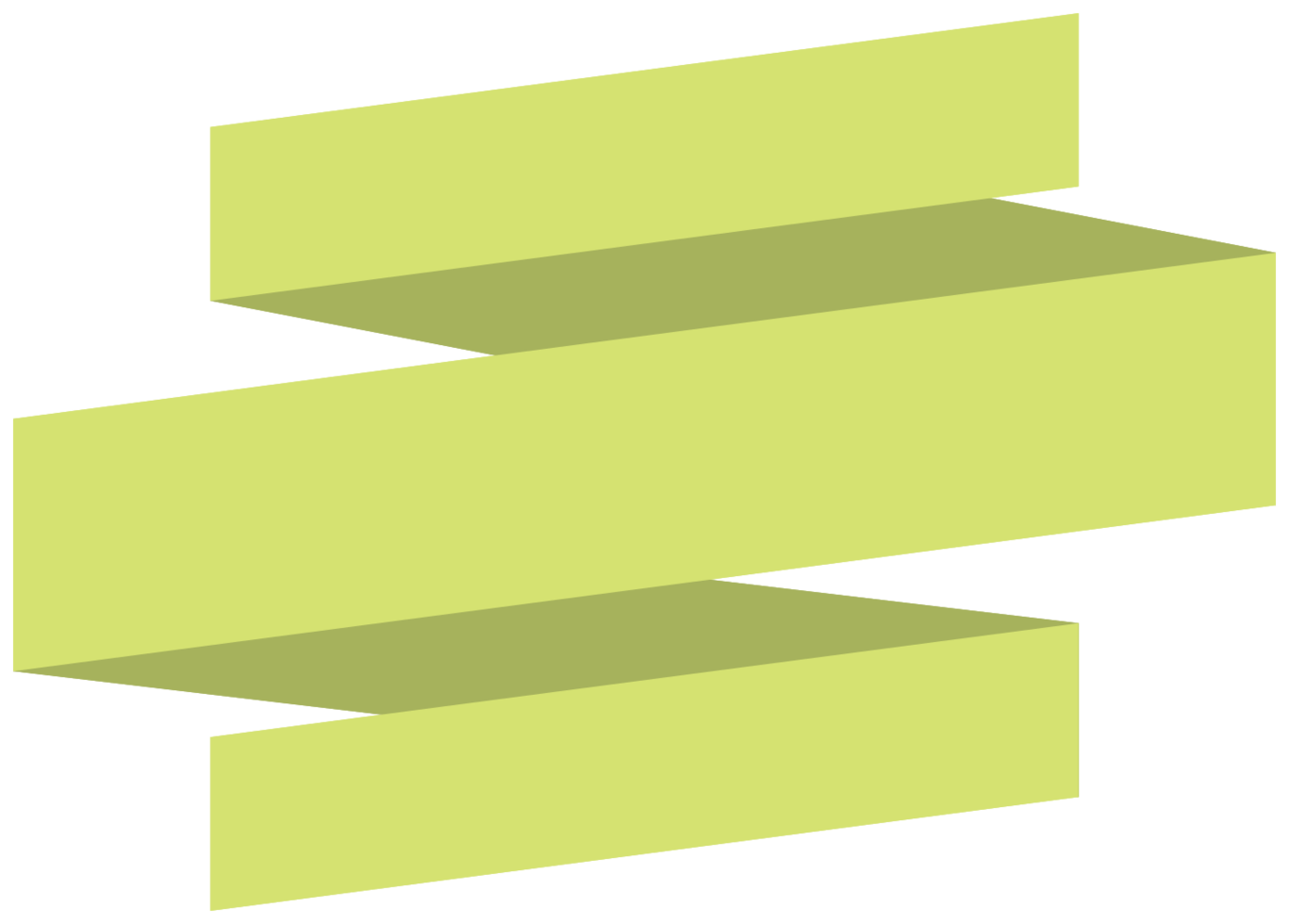 Origami ribbon png