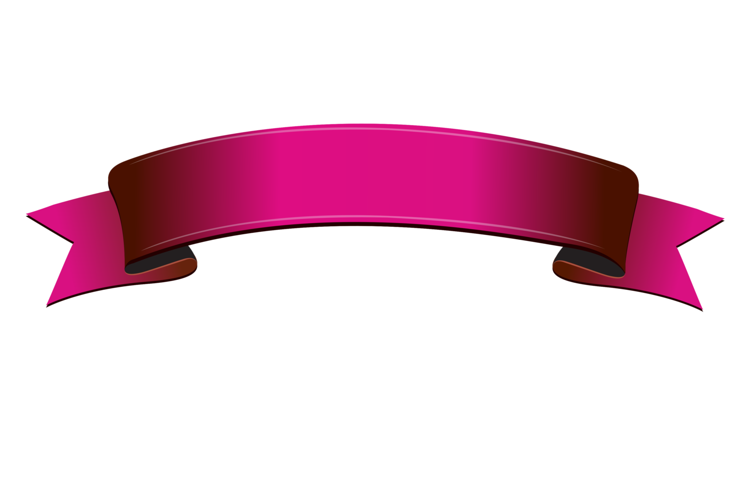 Glossy ribbon png