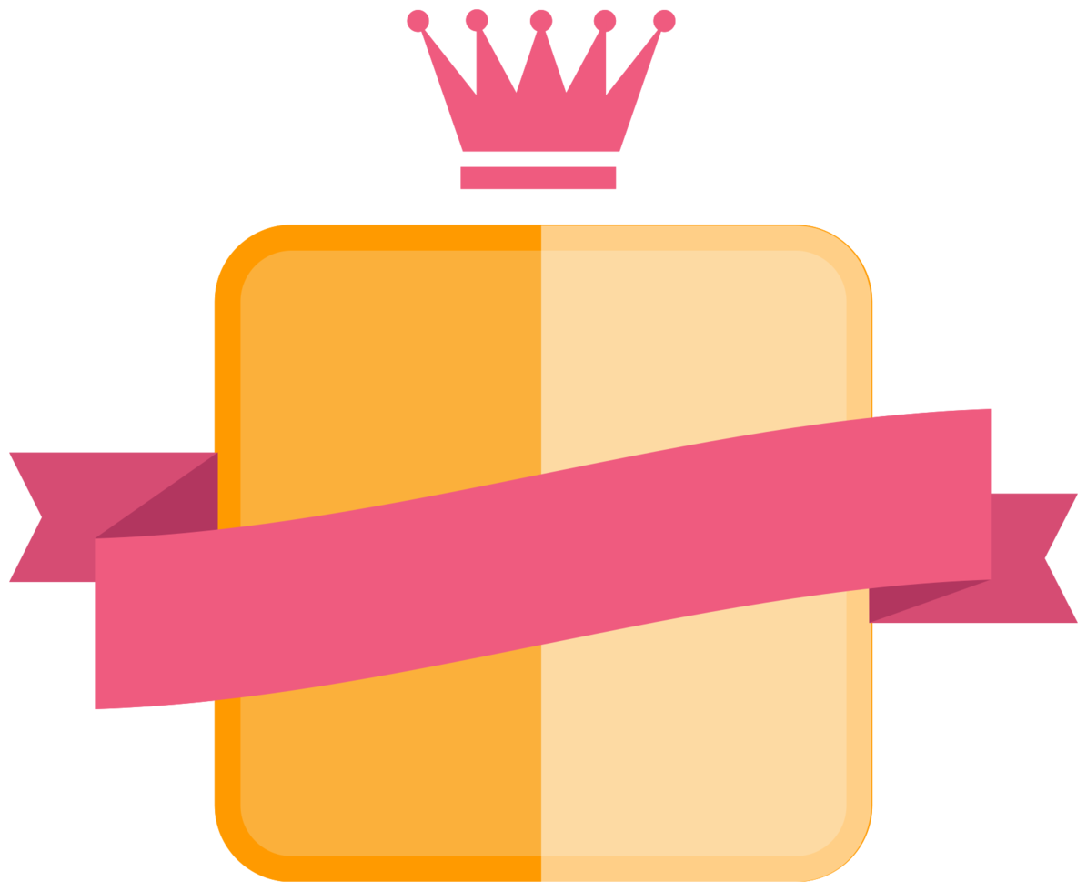 Badge with ribbon png