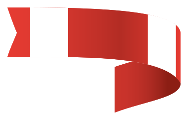 Glossy red banner png