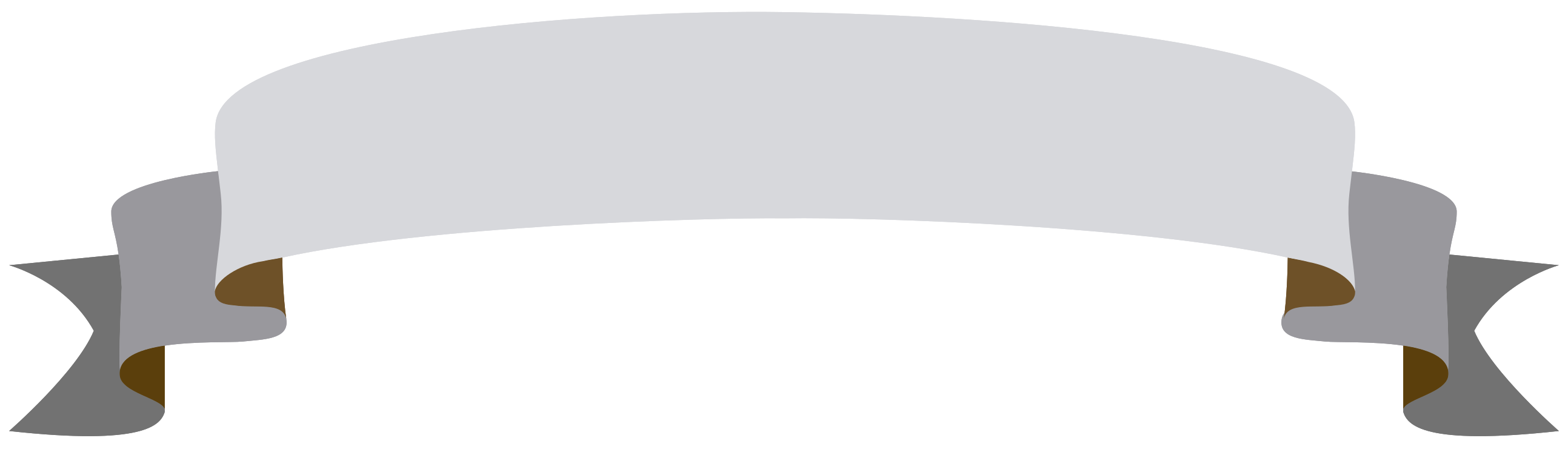 Flat ribbon png