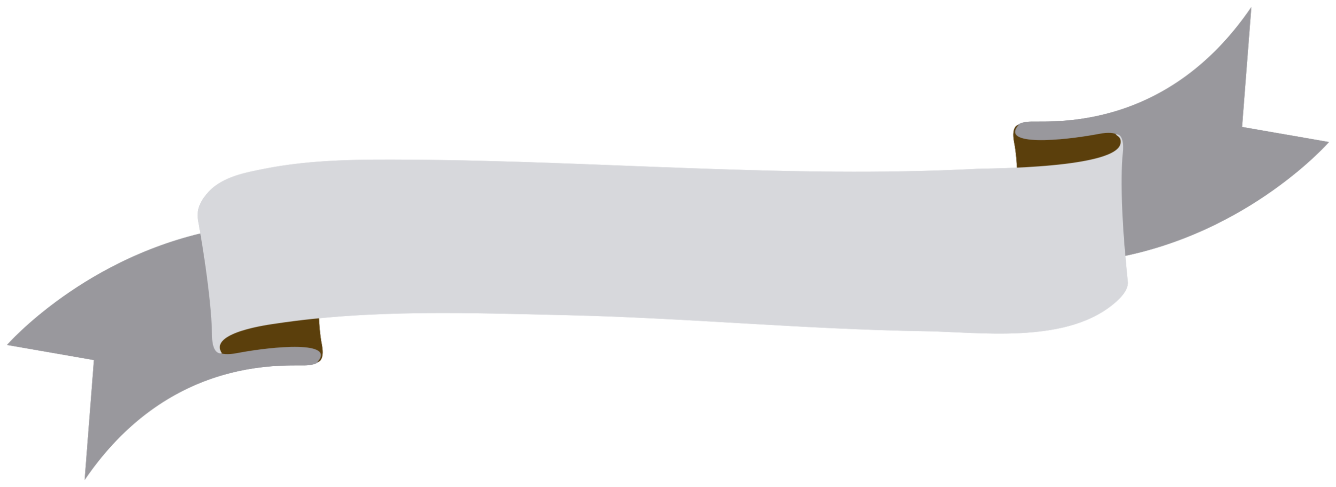 Flat ribbon png