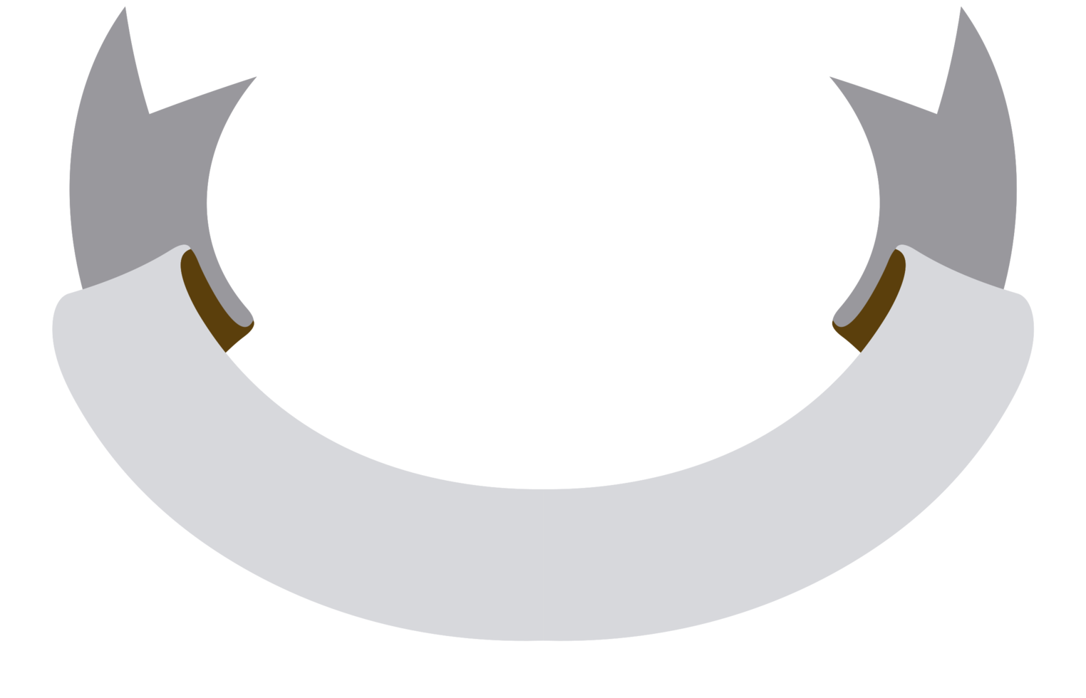 Flat ribbon png