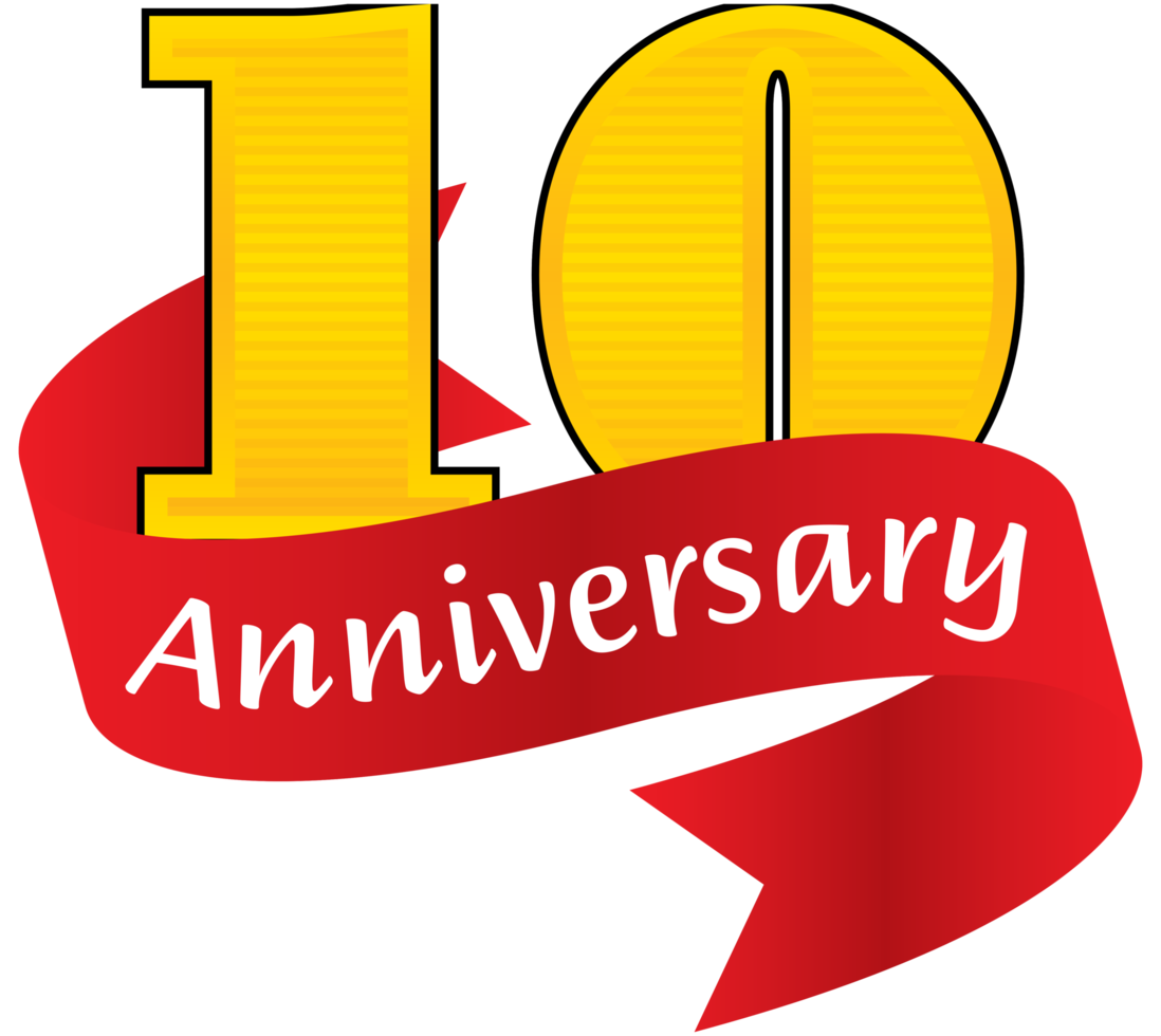 Anniversary ribbon png