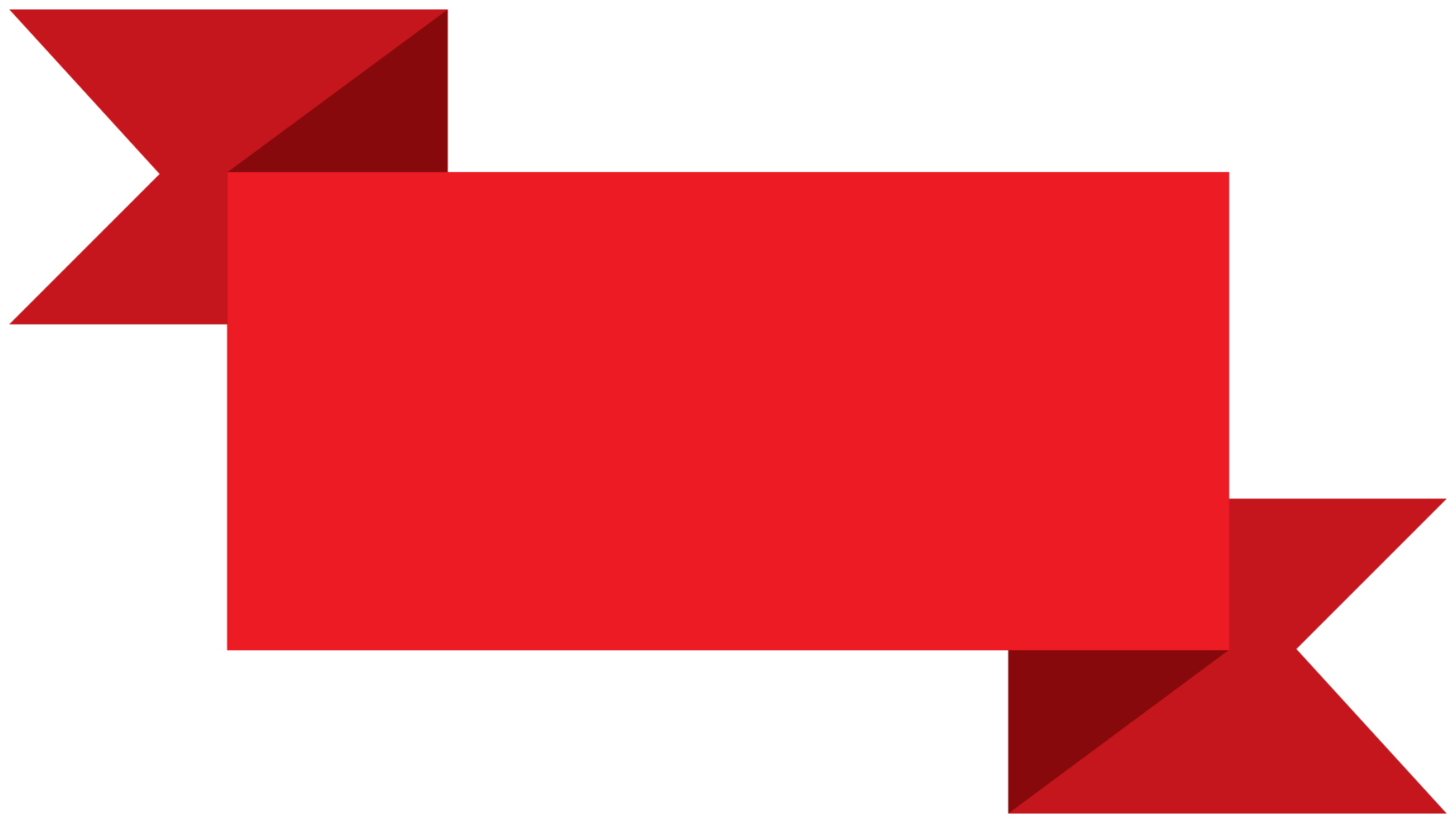 banner quadrato rosso png