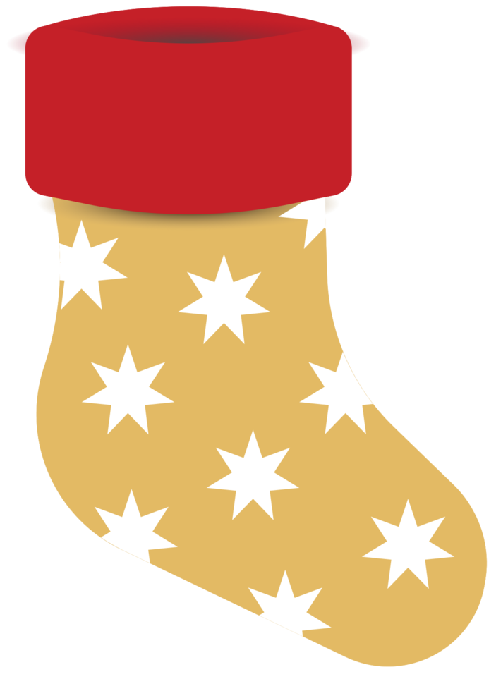 kerstsok decoratie png