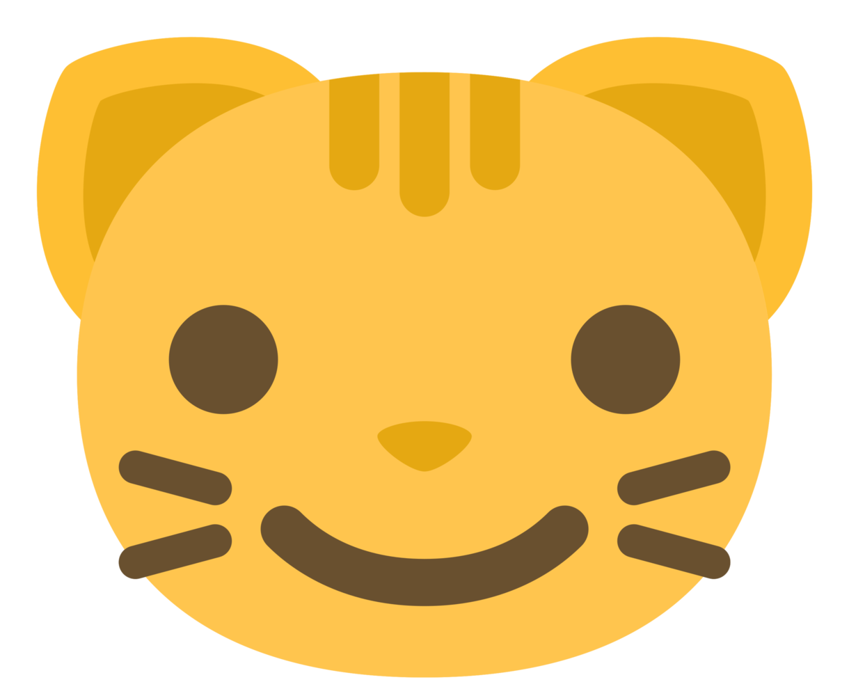 emoji katt ansikte leende png