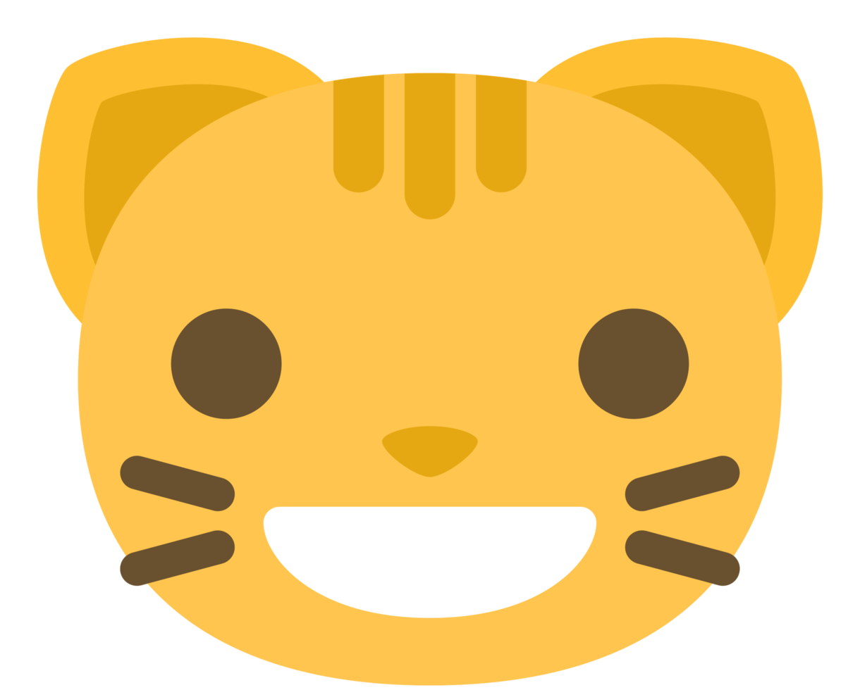 Emoji cat face laugh png