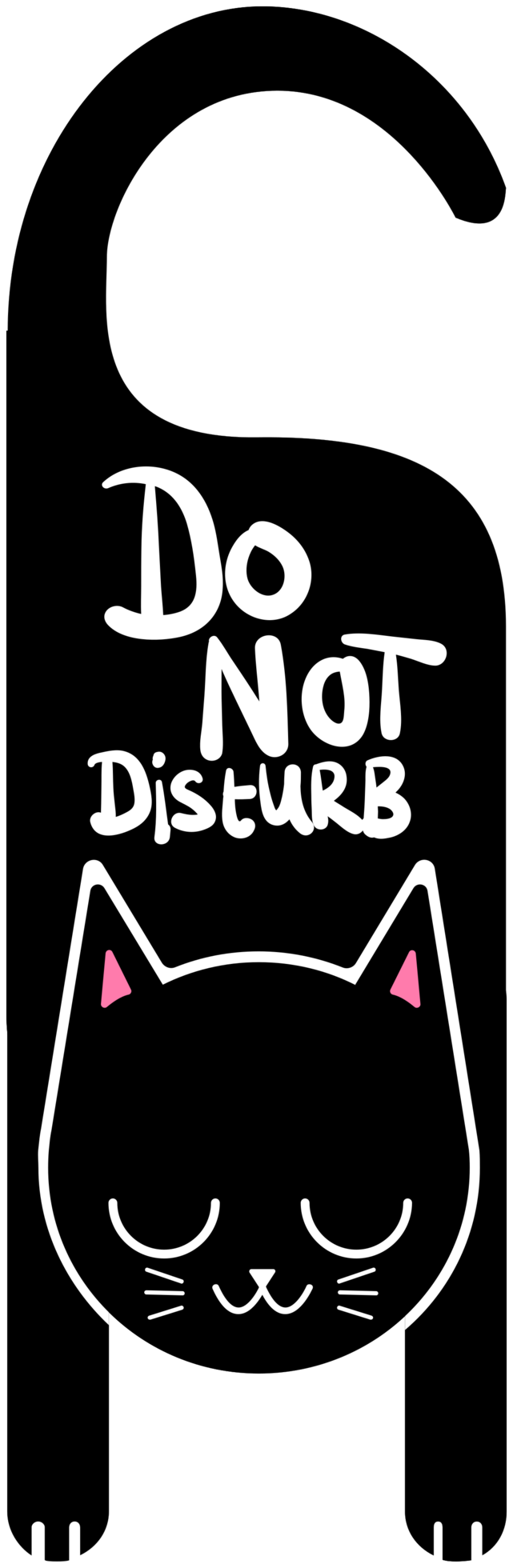 Do Not Disturb Sign Animal Cat 1199240 Png