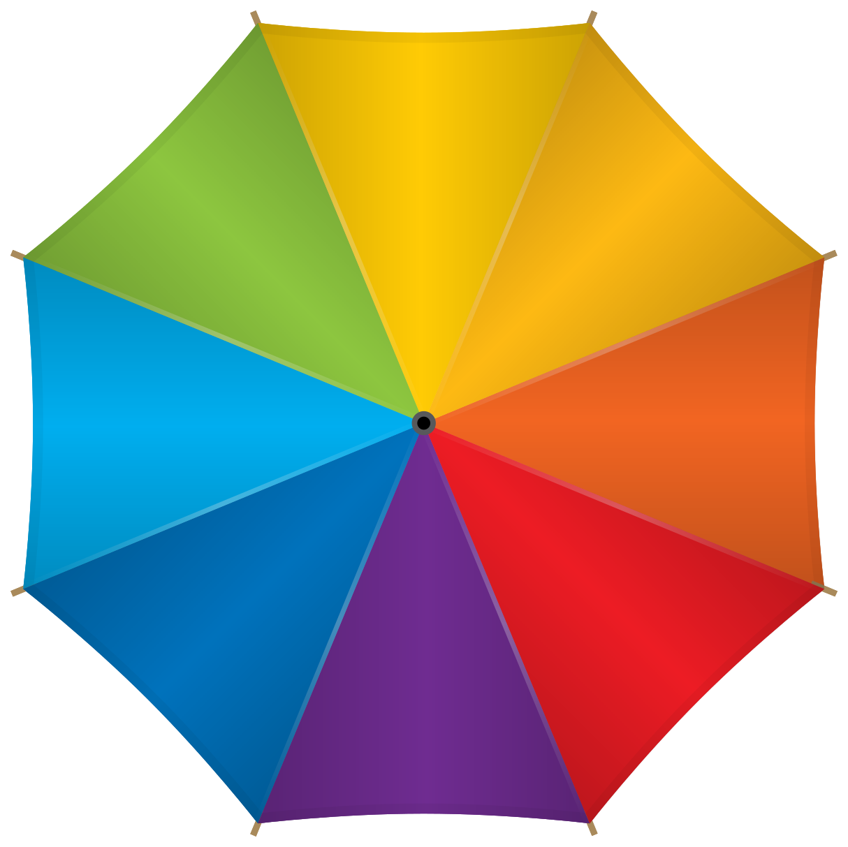 Rainbow Umbrella 1199430 Png