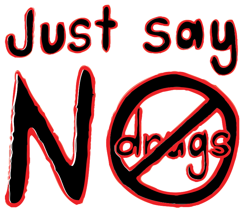 No drugs hand drawn png