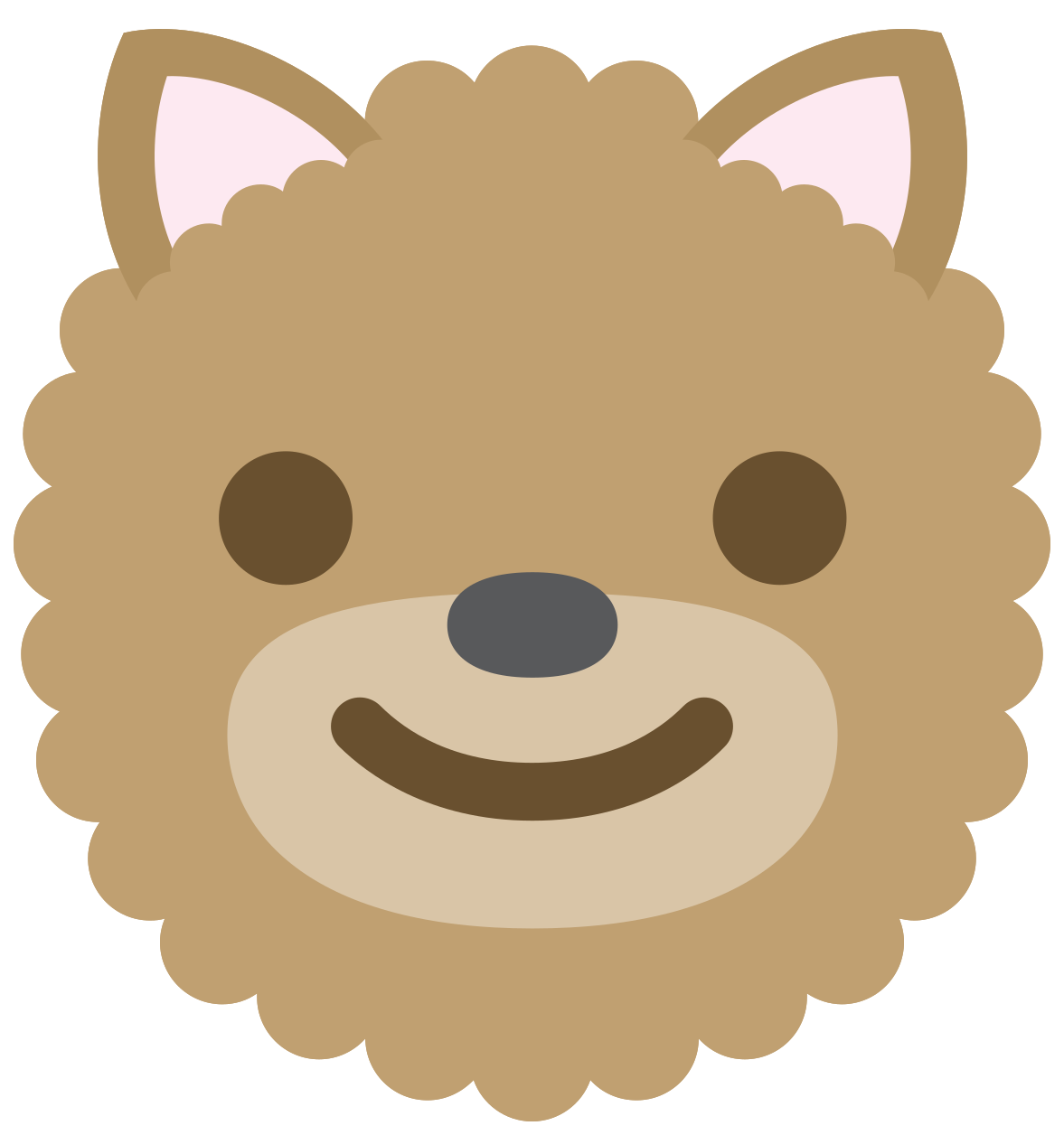 Emoji dog face smile 1199909 PNG