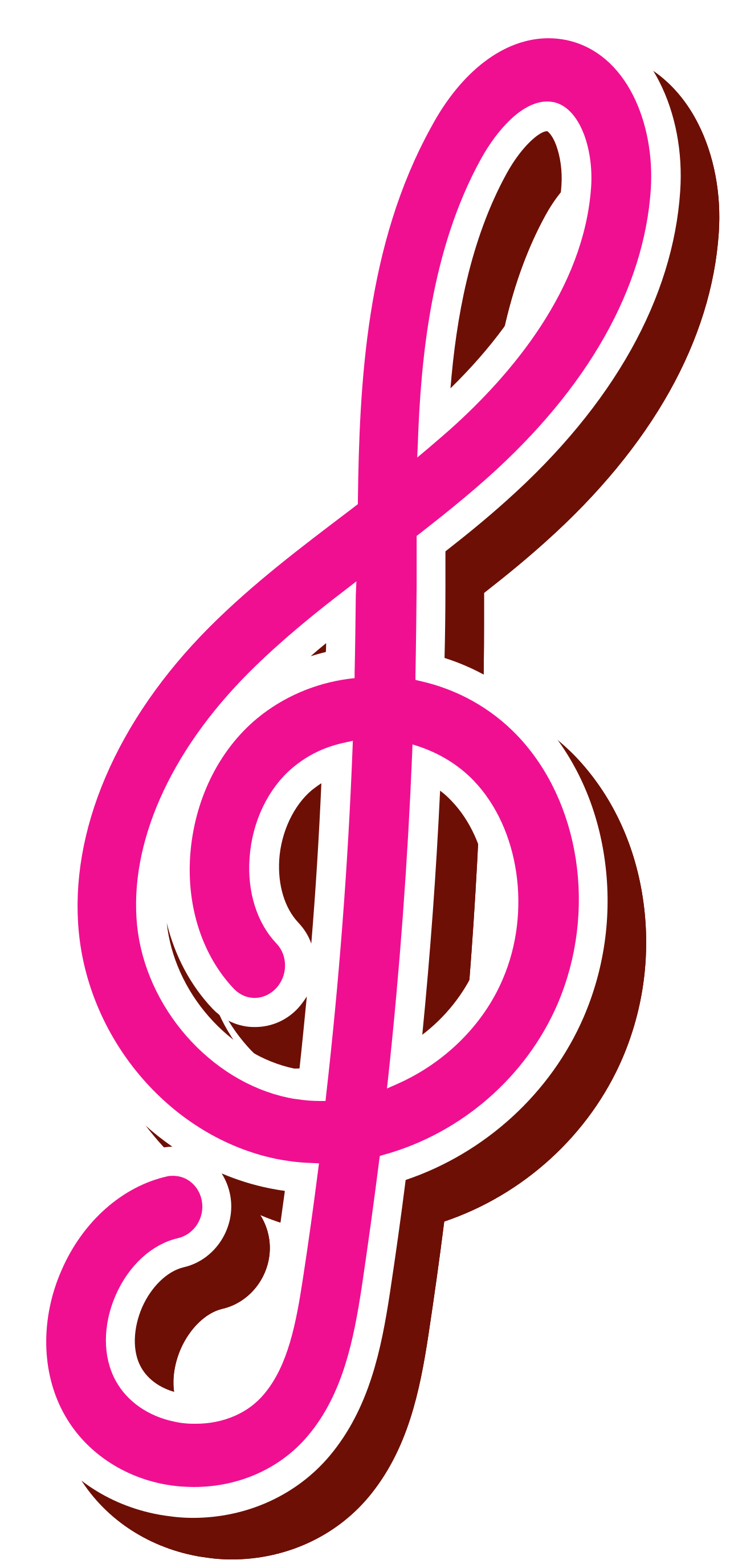 Pink Music Note Png Clipart