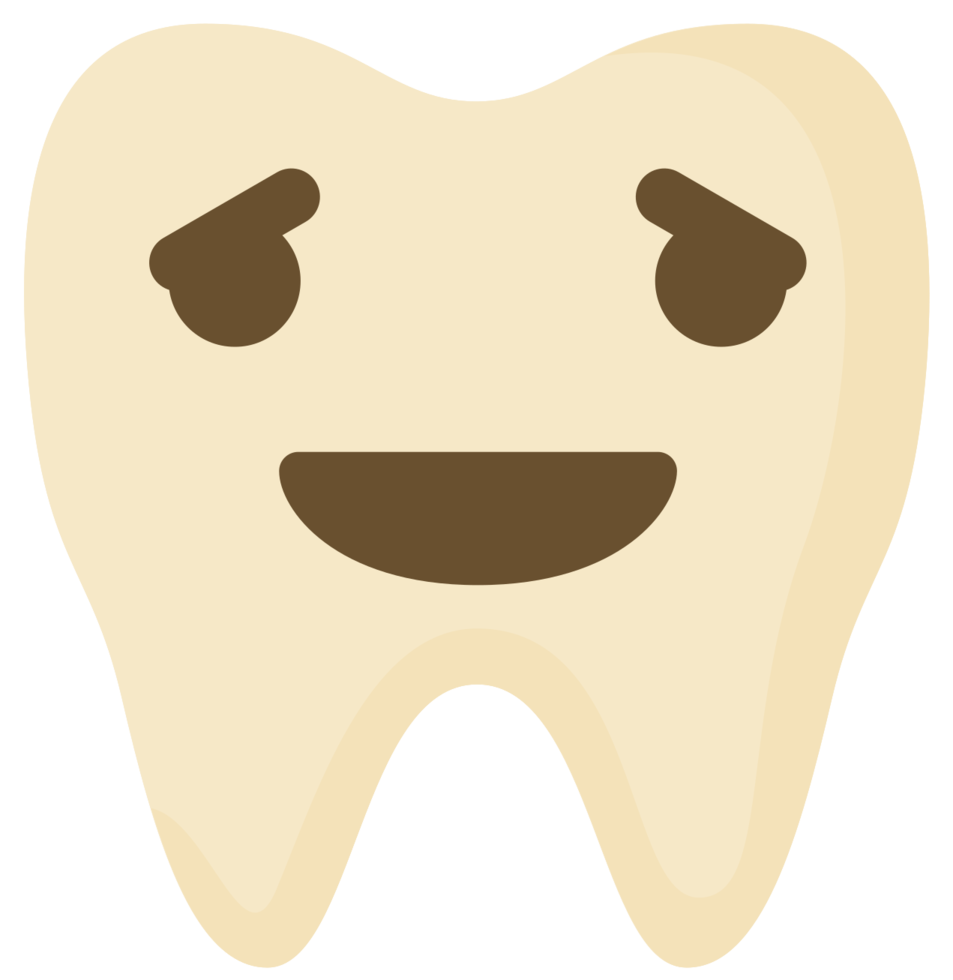 Emoji tooth sad png