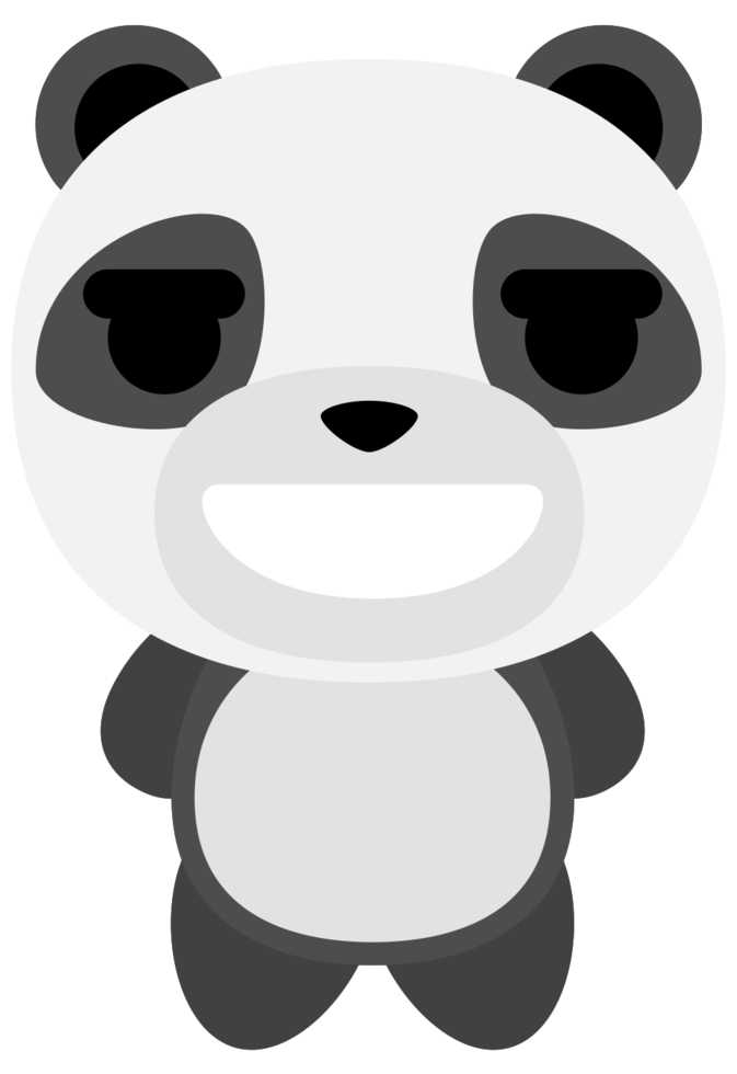 emoji panda rire png