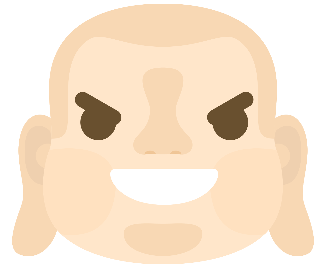 Free Emoji Buddha Face Evil Smile 121 Png With Transparent Background