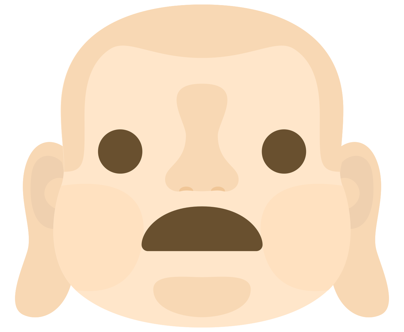 Emoji buddha face gasp 1202896 PNG