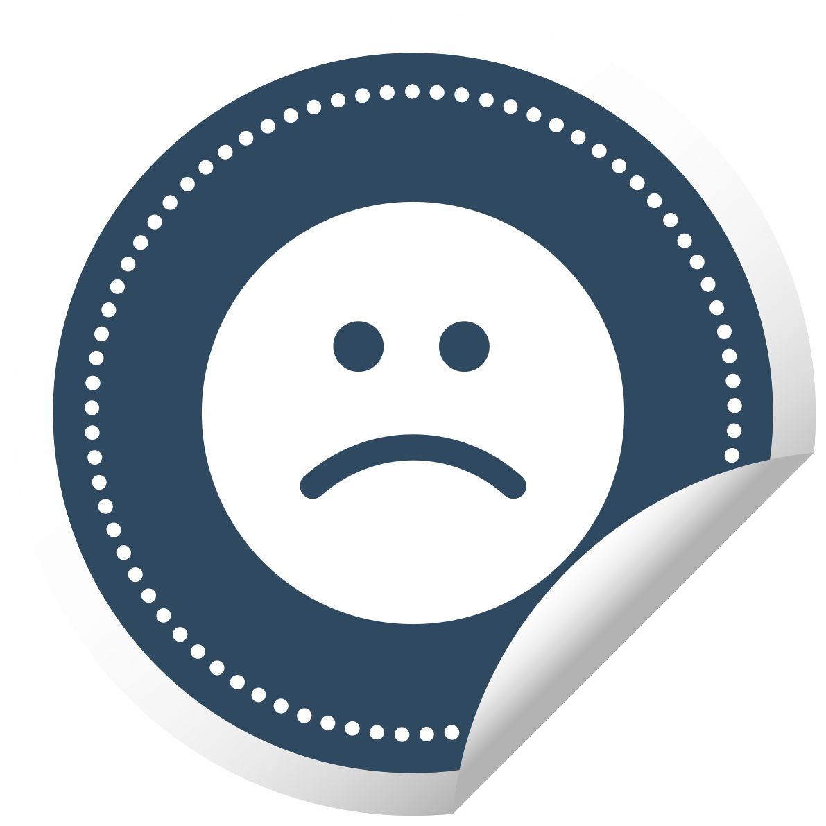 Emoji emoticon sticker sad 1202921 PNG